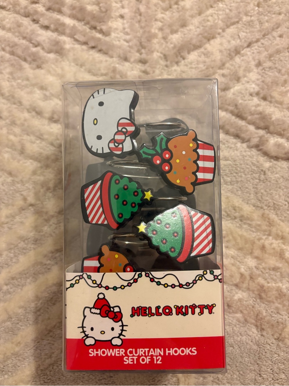 NEW Hello Kitty Shower Curtain Hooks